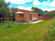 The garden to Blackberry and the outside patio seating area.