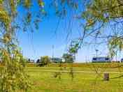 Caravans on the pitches