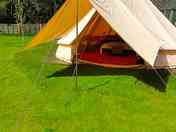 Bell tent exterior