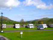 Pitches with views down the valley