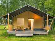 Safari tent exterior