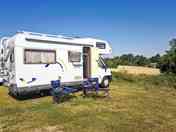 Visitor image of the Hydi parked up facing across the fields