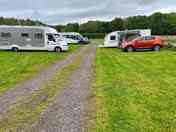 Non-electric grass touring and camper pitch