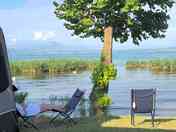 Our lakeside pitch