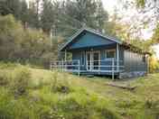 Large verandah at the front of the chalet