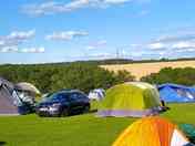 View from the tents