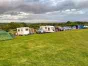 Grass pitches with electric hook-ups
