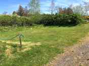 Medium-size grass pitch with an electric hook-up