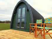 Kaiser Glamping Pod - Sleeps 2 Adults and pet friendly - self contained WC and Shower within the pod (added by manager 09 Mar 2023)