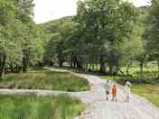 On the way to the hardstanding pitches