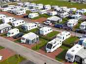 Aerial shot of the pitches