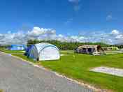 Electric Grass tent pitches