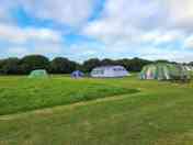 Non electric tent pitches