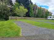 Small hardstanding pitch