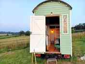 View inside the hut
