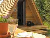 Relax outside the pod