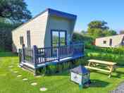 Outside pod decking
