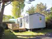 Exterior of the two-bedroom static