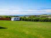 Grass pitches with views