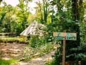 Beautiful 5m bell tent with private area. It has a picnic table and small fire pit.