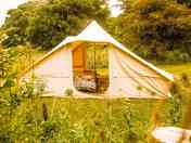 Bell tent exterior
