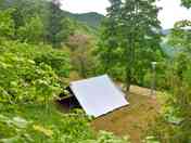 Tent on the pitch