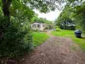 Two-bed lodge tucked away in its own garden