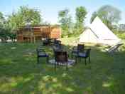 Bell tent and outdoor area (added by manager 09 May 2022)