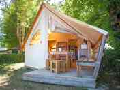 Five-person safari tent