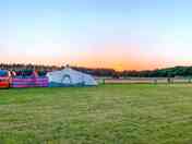 Visitor image of the pitch at sunset