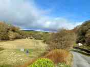 Our meadow field-opposite the main site but only a short paddle to all facilities and the pub