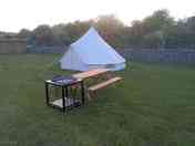 Barbecue and picnic table provided