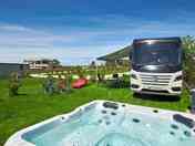 Luxury view pitch with hot tub