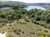 Aerial view of the site