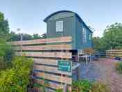 Visitor image of the shepherd's hut