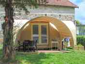 Sheltered patio