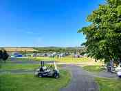 Beautiful views over the campsite
