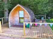 Visitor image of the woodland Camping Pod (added by manager 27 Oct 2022)