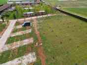 Aerial view of the pitches