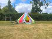 Rainbow bell tent