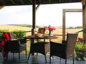 alfresco dining enjoying the view