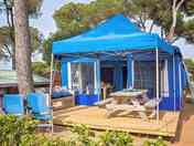 One of the safari tents