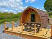 Cil y Coed pod and decking (added by manager 12 Apr 2024)