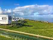 View from the motorhome pitches