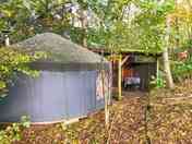 View of Yurt Yami from the pathway