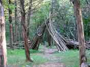 The Nest art installation in Billy Camp