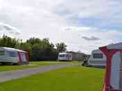 Hardstanding and grass pitch