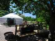 Alfresco areas with views over the lakes