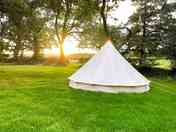 Visitor image of the bell tent