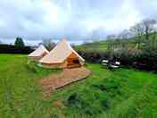 The bell tents